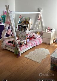 letto montessori bianco