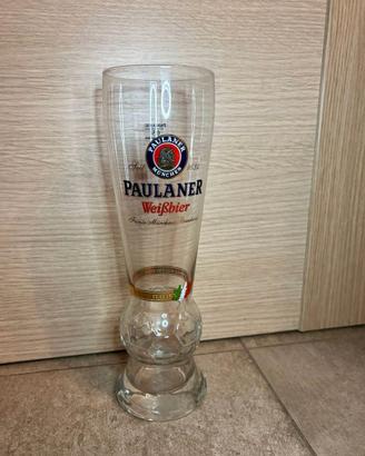 Bicchiere birra paulaner coppa del mondo italia