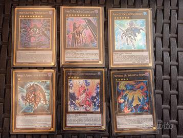 6 Carte Yu-Gi-Oh! Numero ITA