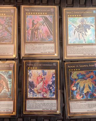 6 Carte Yu-Gi-Oh! Numero ITA