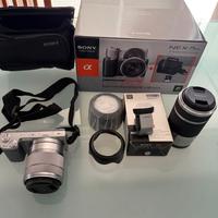SONY NEX-5N FOTOCAMERA +  2 OBIETTIVI + MIRINO