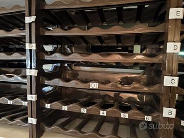 Porta bottiglie in plastica modulari