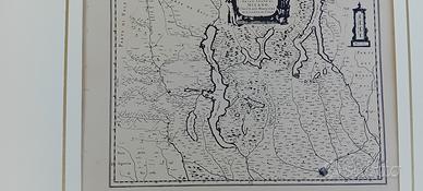 stampa antica Lombardia  rarissima xilografia 
