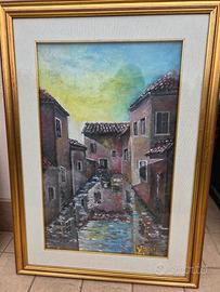 Quadro ad olio  "Canale"