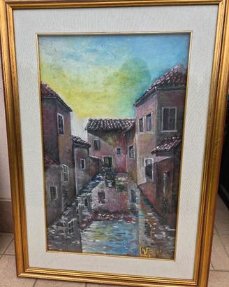 Quadro ad olio  "Canale"