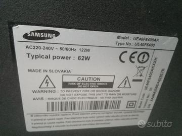 ricambi smart TV Samsung 