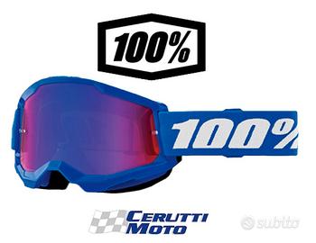 Mascherina 100% STRATA 2 BLUE - Lente a specchio b