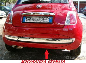 Modanatura posteriore Cromata Fiat 500