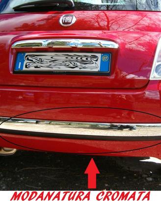 Modanatura posteriore Cromata Fiat 500