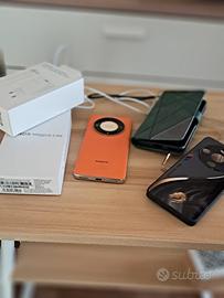 Honor magic 6 lite Orange in ecopelle+ cover e ali