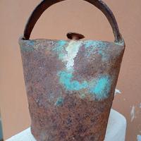 Antica campana grande campanaccio per mucche