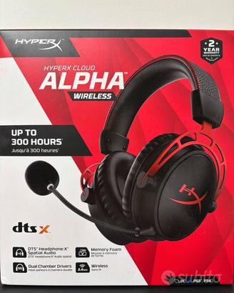Cuffie da gaming HyperX Cloud Alpha Wireless