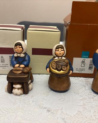 Thun 3 statuine del presepe classico Blu.