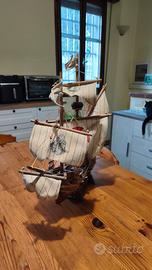 veliero in legno 