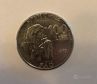 Moneta 100 lire ricorrenza FAI