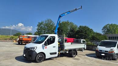 RENAULT MASTER CASSONE FISSO E GRU