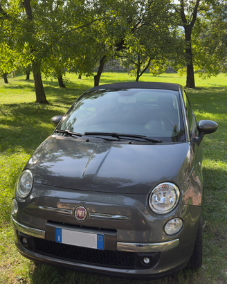 Auto Fiat 500c grigia trattabile (neopatentati)