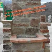 Fontanelle per giardini. realizzazione artigianale