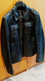 Giacchetto di pelle nero Daniele Alessandrini