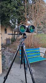 binocolo ibis 20x80 ed cavalletto monfrotto