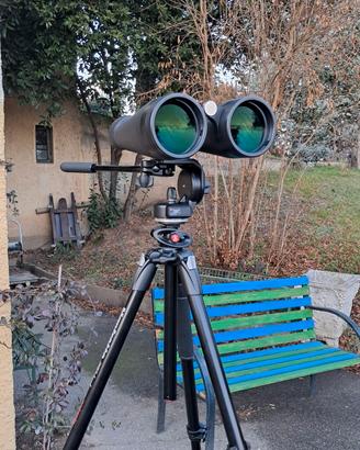 binocolo ibis 20x80 ed cavalletto monfrotto