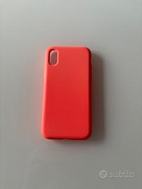 Cover silicone antiscivolo iPhone X