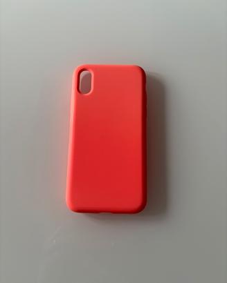 Cover silicone antiscivolo iPhone X