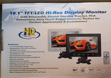 10.1 tft/led hi-res display monitor 