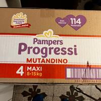 Pannolini pampers progressi mutandino 114 pezzi