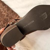 Stivali nuovi di steve madden cowgirl marrone 41