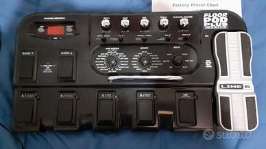 Pedaliera Line 6 floor pod plus
