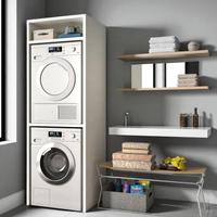 Mobile lavatrice e asciugatrice bianco 70x64x2