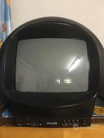 Anni 80 Philips Discoverer 'Space Helmet' TV 