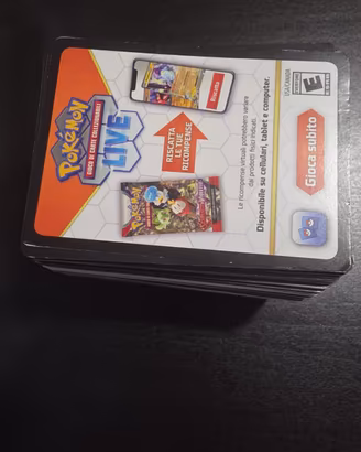 Codici Pokemon Live espansioni varie e box 248