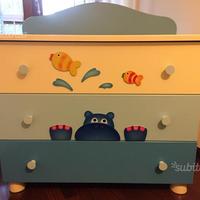 Cassettiera/Como ' AZUR IPPOPOTAMO