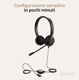 Jabra Evolve 20 Cuffie/Auricolari Call 