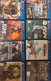 Lotto 8 giochi PS4