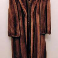 Pelliccia cappotto di visone maschio naturale