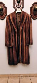 Pelliccia cappotto di visone maschio naturale