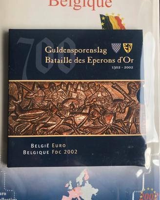 Serie divisionale fdc Belgio