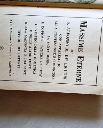 Massime Eterne – S. Alfonso de’ Liguori