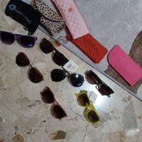 set 7 occhiali da sole donna nuovi