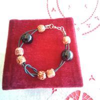 Bracciale di caucciù etnico