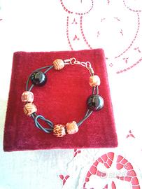 Bracciale di caucciù etnico