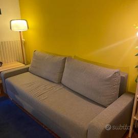 GRÄLVIKEN Divano letto a 3 posti, grigio