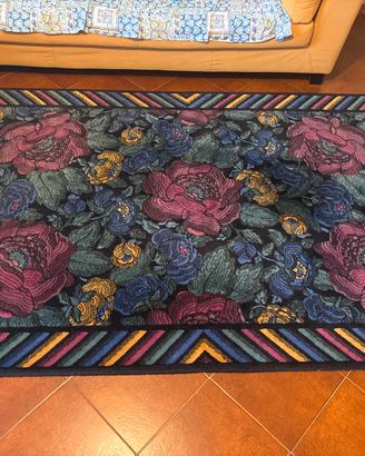 Tappeto missoni con rose