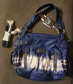 BORSA da donna - colore BLU e BIANCO