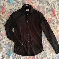 Camicia nera Tommy Hilfiger taglia S uomo