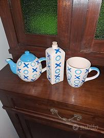 Teiera con Tazza e Barattolo 