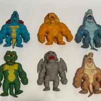 Lotto 6 Monster Flex in gomma morbida